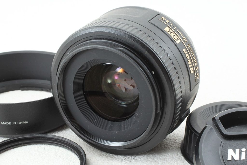 美品 Nikon ニコン AF-S DX NIKKOR 35mm F1.8G 単焦点 レンズ - メルカリ
