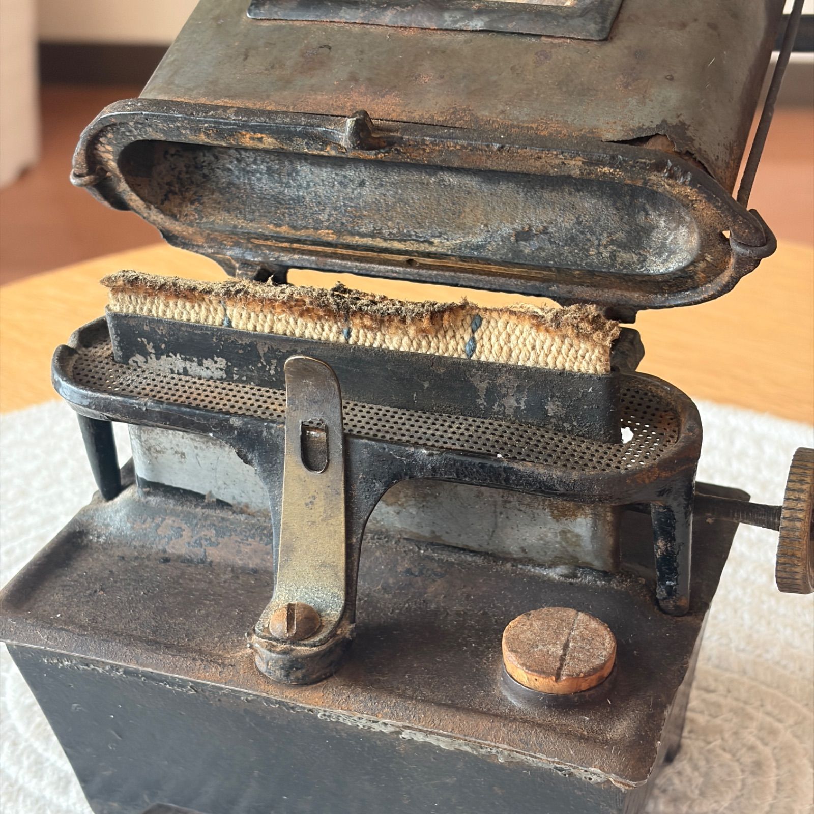 米国製 アイロンストーブ