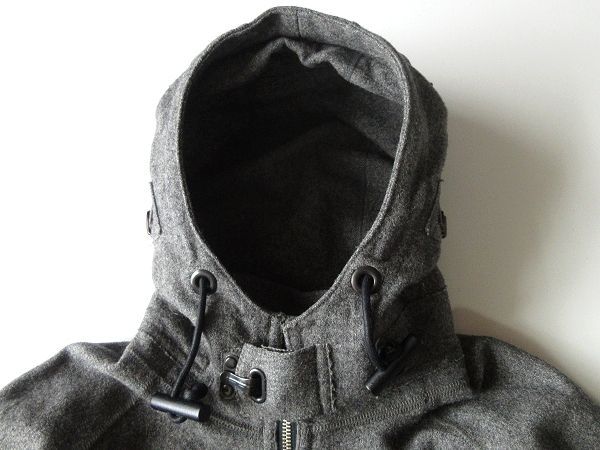 名作 NIGEL CABOURN ナイジェルケーボン RAW SEAM SHORT PARKA 
