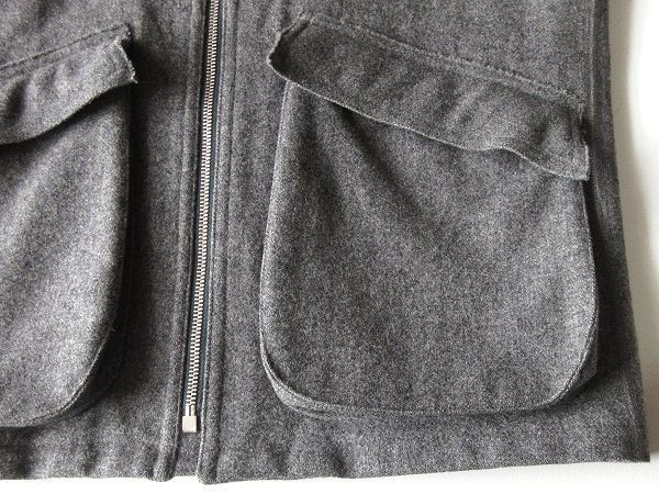 名作 NIGEL CABOURN ナイジェルケーボン RAW SEAM SHORT PARKA 