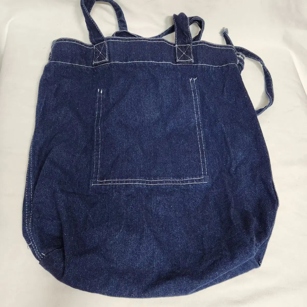 H954 ベイズリー デニム クロスバック トートバッグ エコバッグ バッグ
