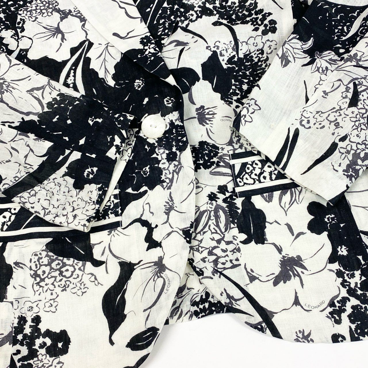 4b4 LEONARD レオナール スカートセットアップ ジャケット タイト