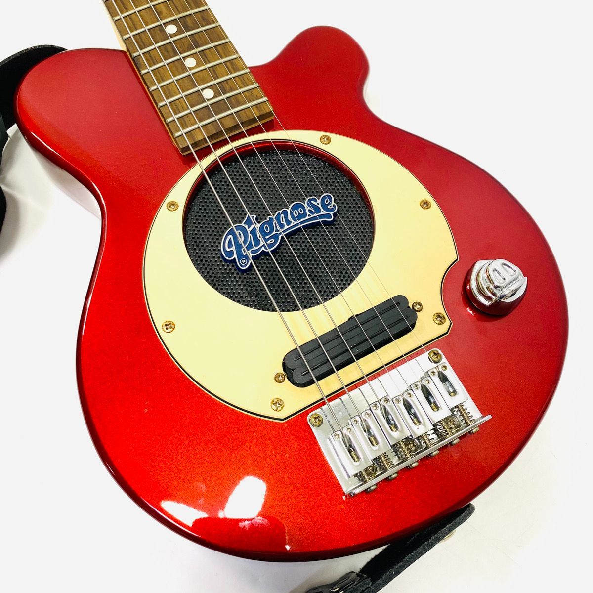 出音良好♪ Pignose ピグノーズ アンプ内蔵 ミニエレキギター PGG-200