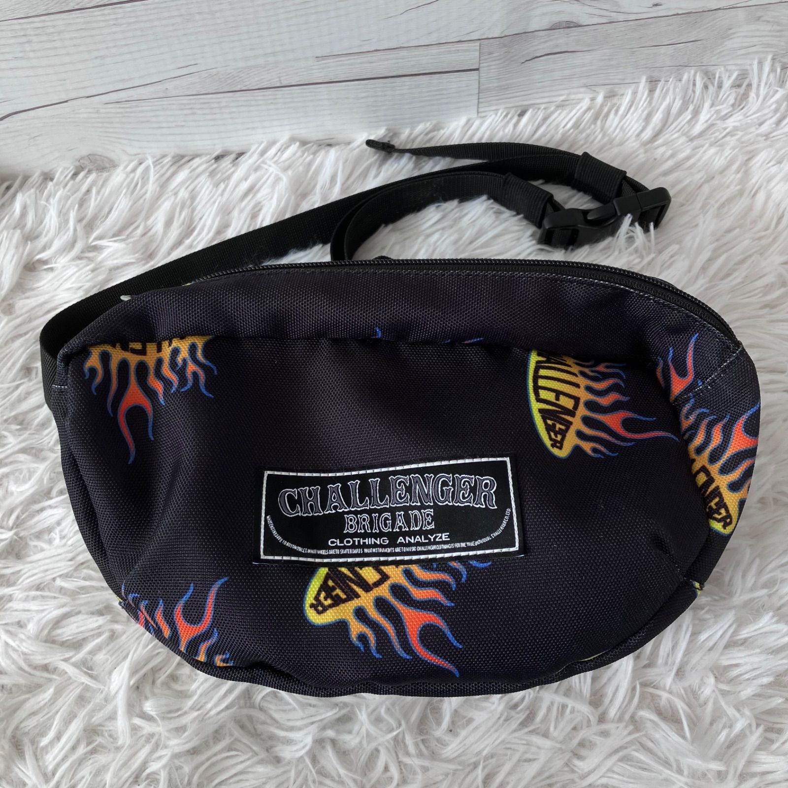 状態良 希少 CHALLENGER チャレンジャー ファイヤーボール バッグ 長瀬