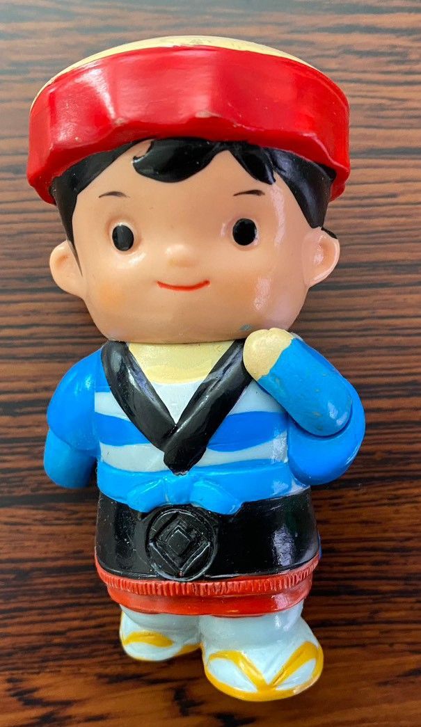 青森銀行 青銀アッちゃん ソフビ（ソフトビニール）製貯金箱 - メルカリ