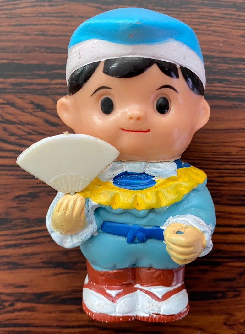 青森銀行 青銀アッちゃん ソフビ（ソフトビニール）製貯金箱 - メルカリ