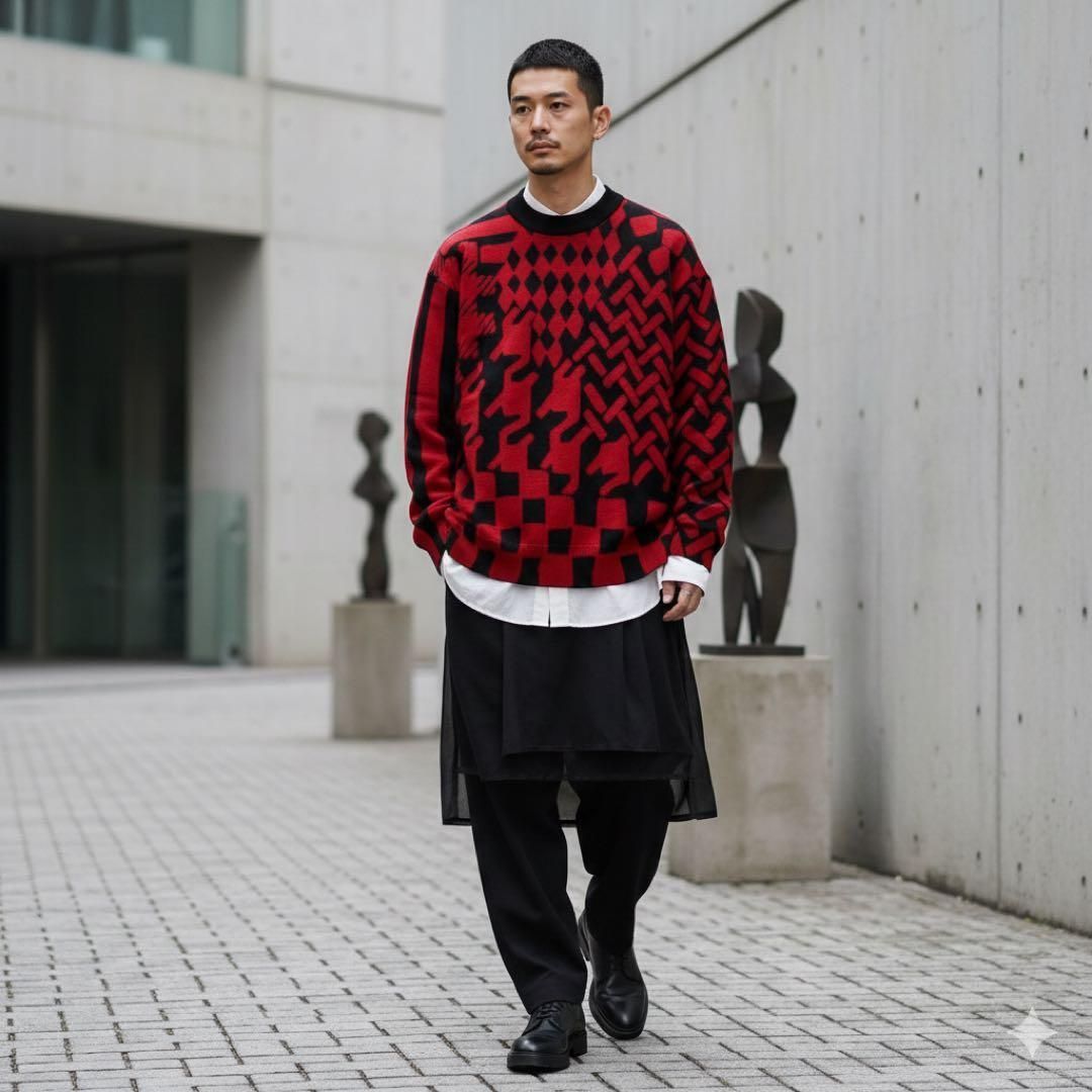 like new ISSEY MIYAKE MEN Knit 80s XL - メルカリ