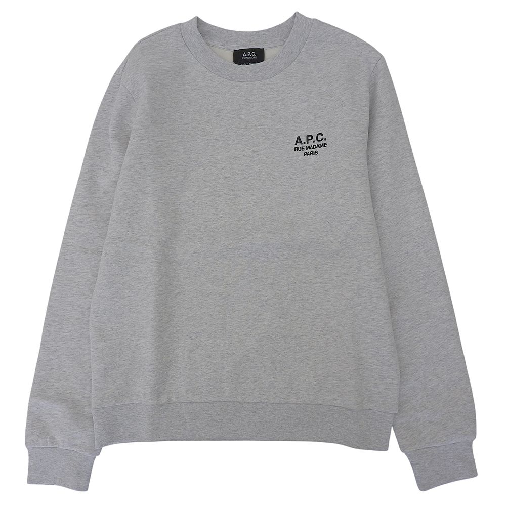 A.P.C. アーペーセー 新品同様 コットン ロゴ刺繍 スウェットプル