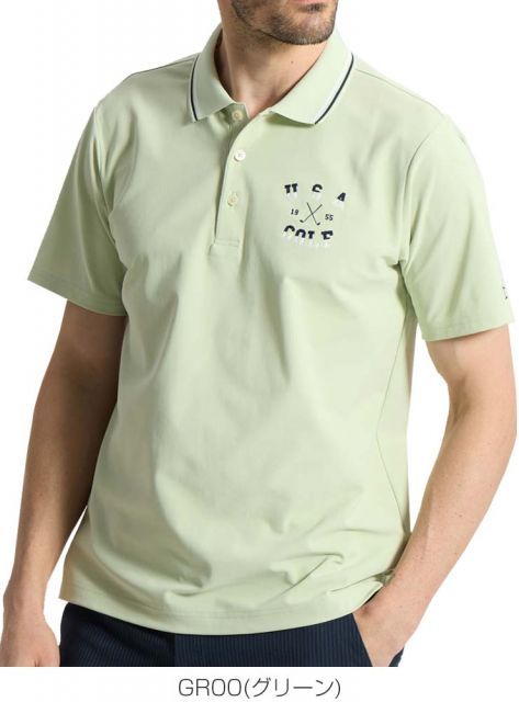 マンシングウェア　ゴルフシャツ 種類6：NV00(ネイビー)/3L マンシングウェア サンスクリーン NIR ロゴ