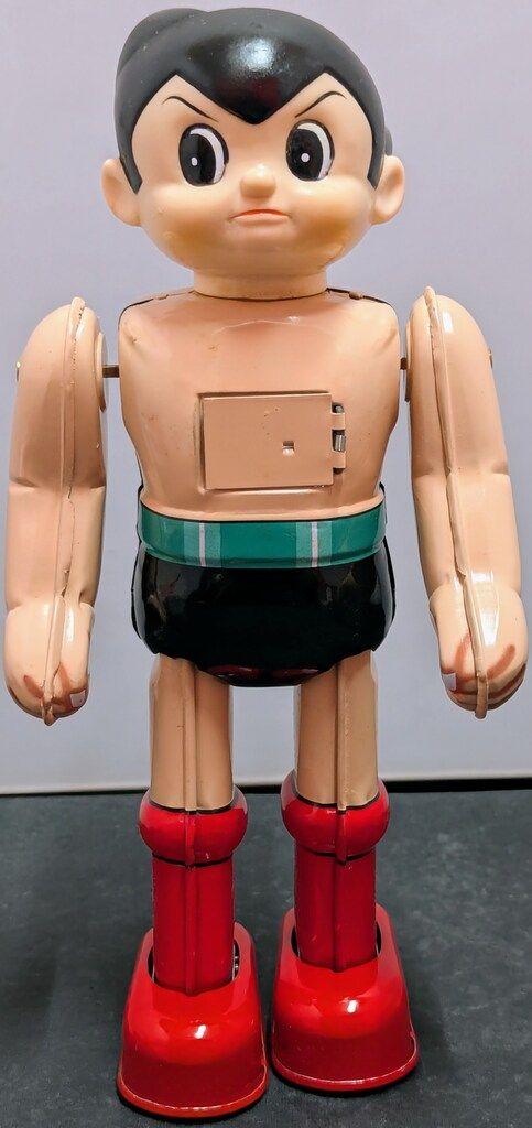 ビリケン商会 ゼンマイ歩行ブリキ 鉄腕アトム フラッピングドア 97年