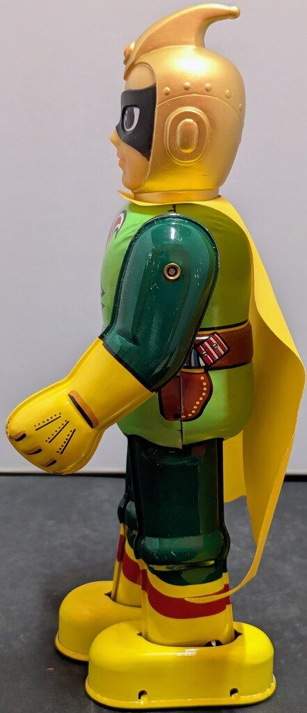 ビリケン商会 ゼンマイ歩行ブリキ ナショナルキッド 230mm - メルカリ