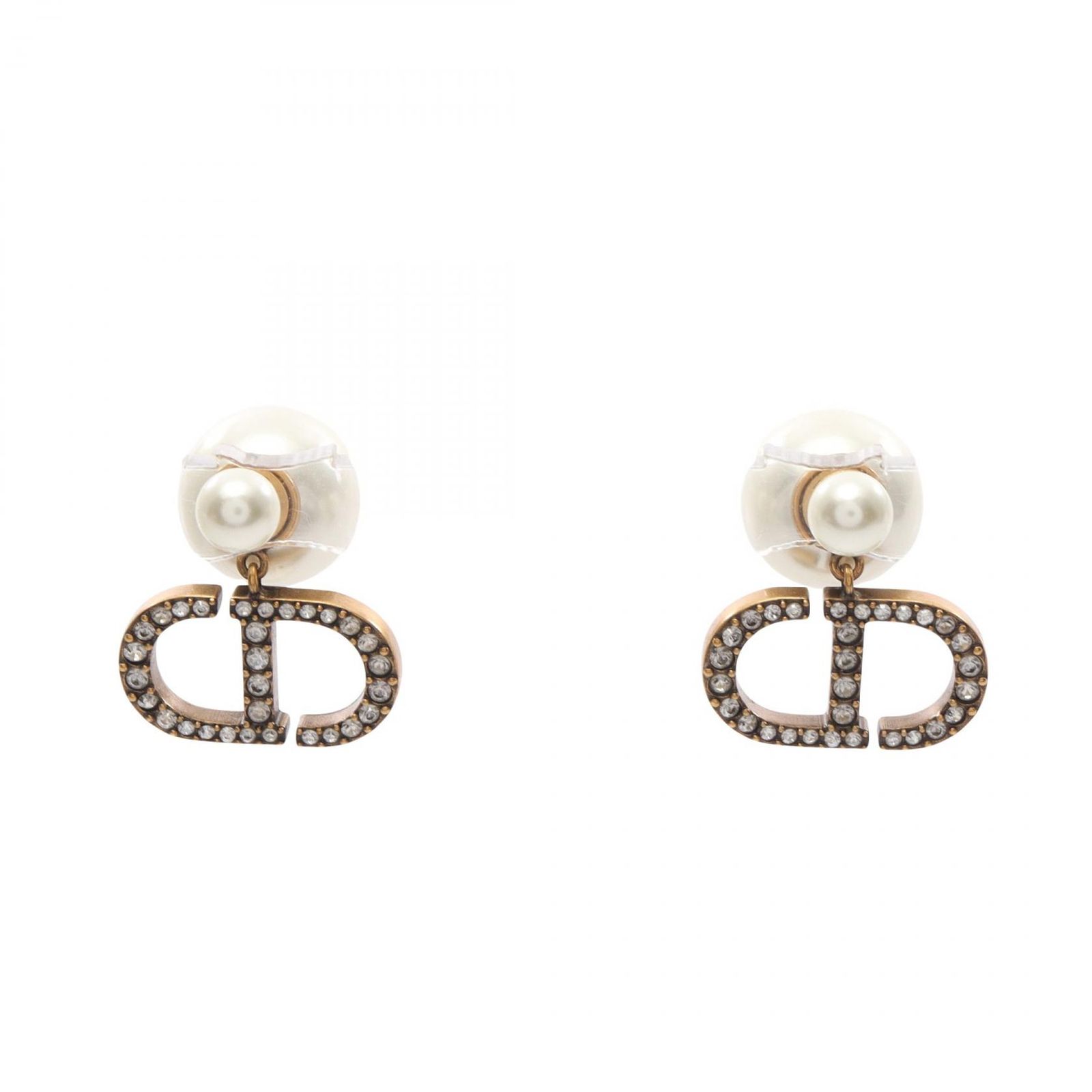 ディオール Dior ピアス トライバル CDロゴ GP（ゴールドメッキ