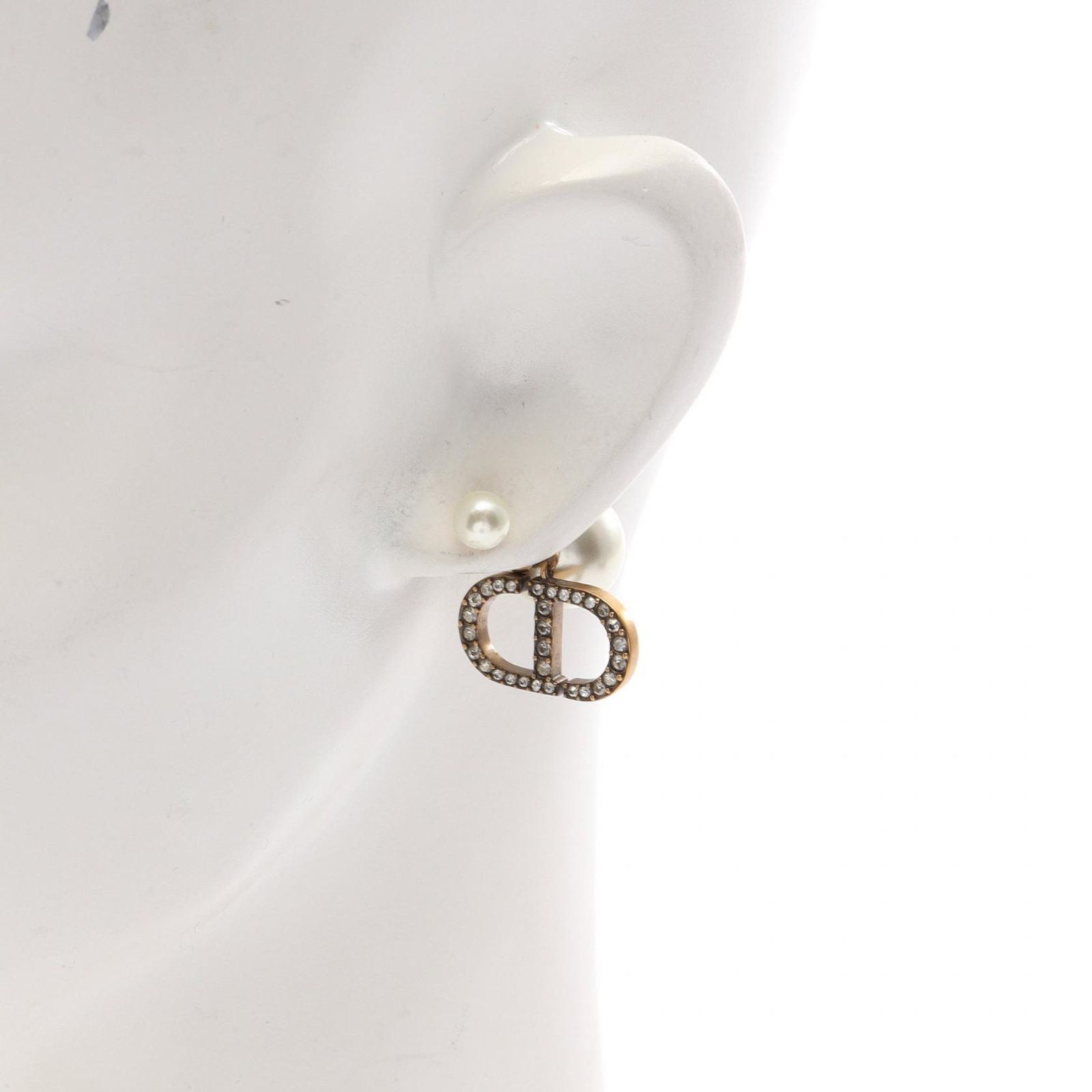 ディオール Dior ピアス トライバル CDロゴ GP（ゴールドメッキ