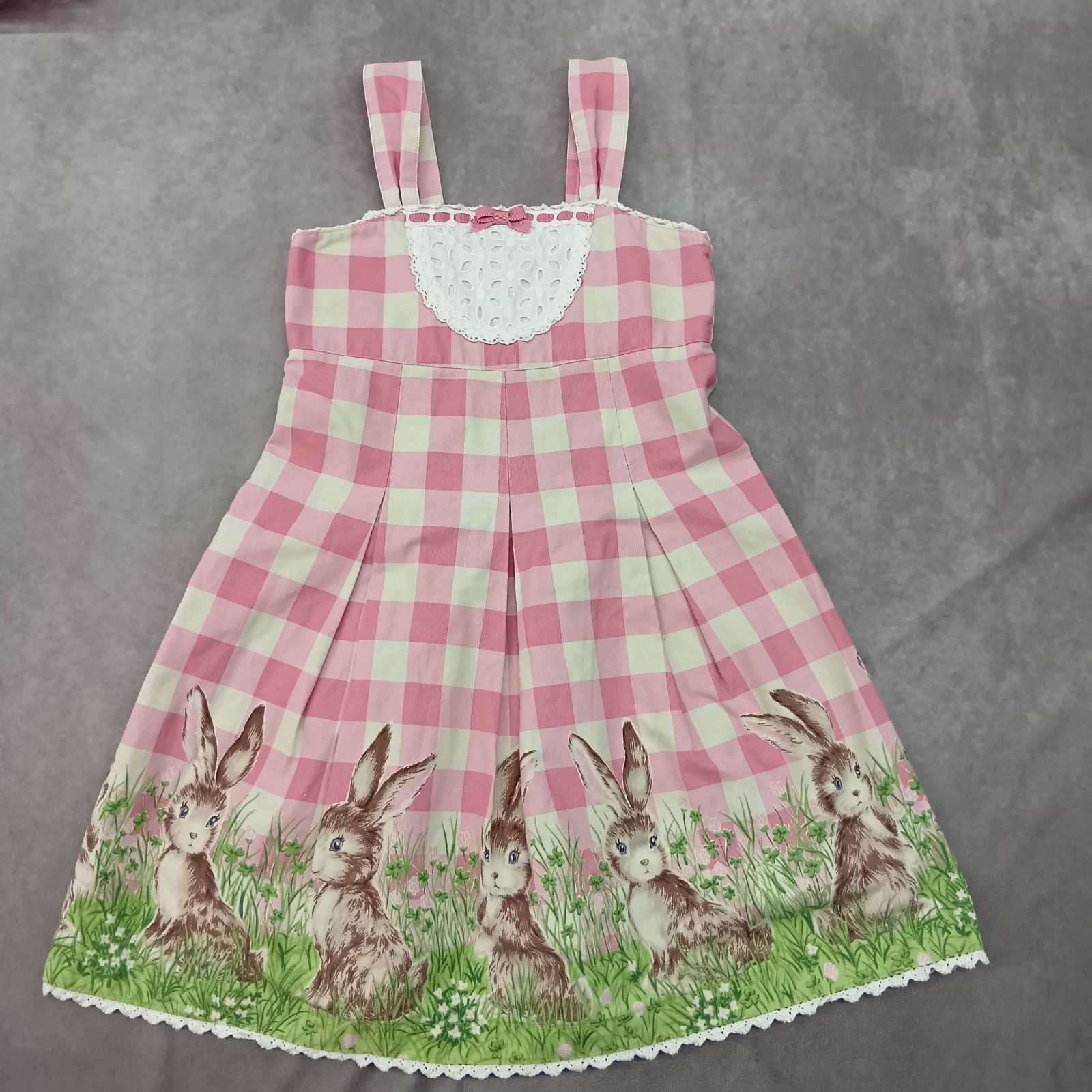 Shirley Temple シャーリーテンプル ワンピース ノースリーブ うさぎ