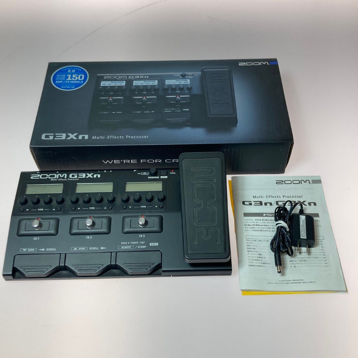 ◎◎ZOOM ズーム G3Xn ギター用 マルチエフェクター 通電のみ確認