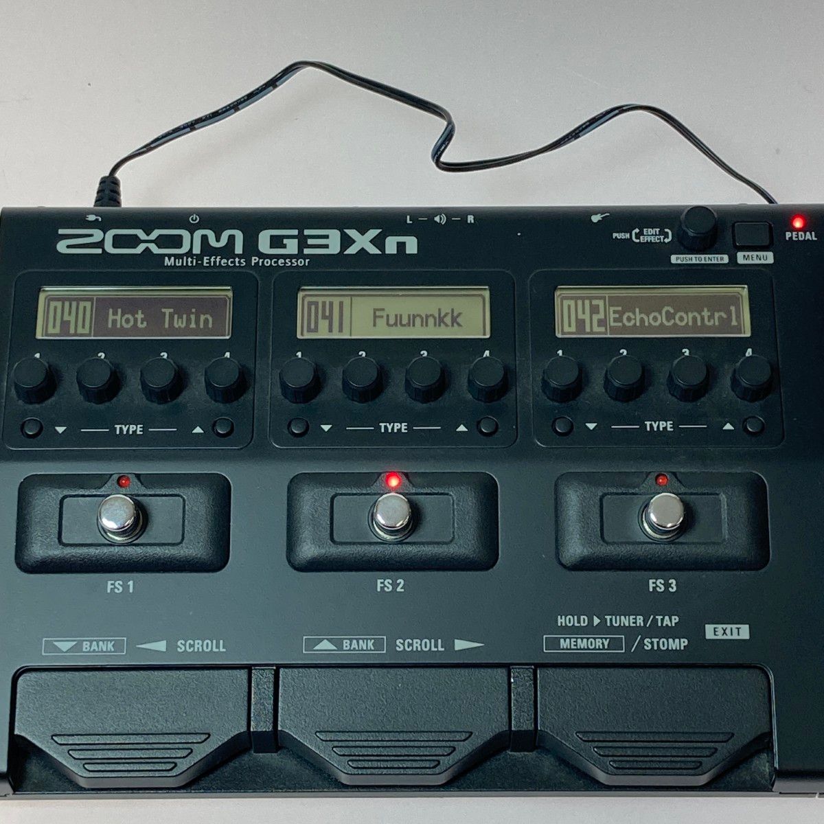 ◎◎ZOOM ズーム G3Xn ギター用 マルチエフェクター 通電のみ確認