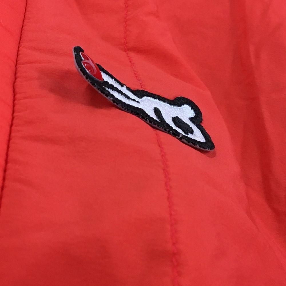 美品】アルチビオ 中綿スカート レッド×黒 フロントボタン 裏地付