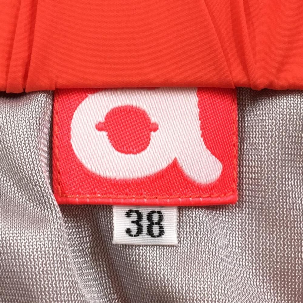 美品】アルチビオ 中綿スカート レッド×黒 フロントボタン 裏地付