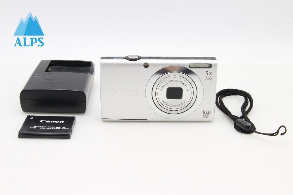 美品 Canon キヤノン PowerShot A2400 IS コンパクトデジタルカメラ