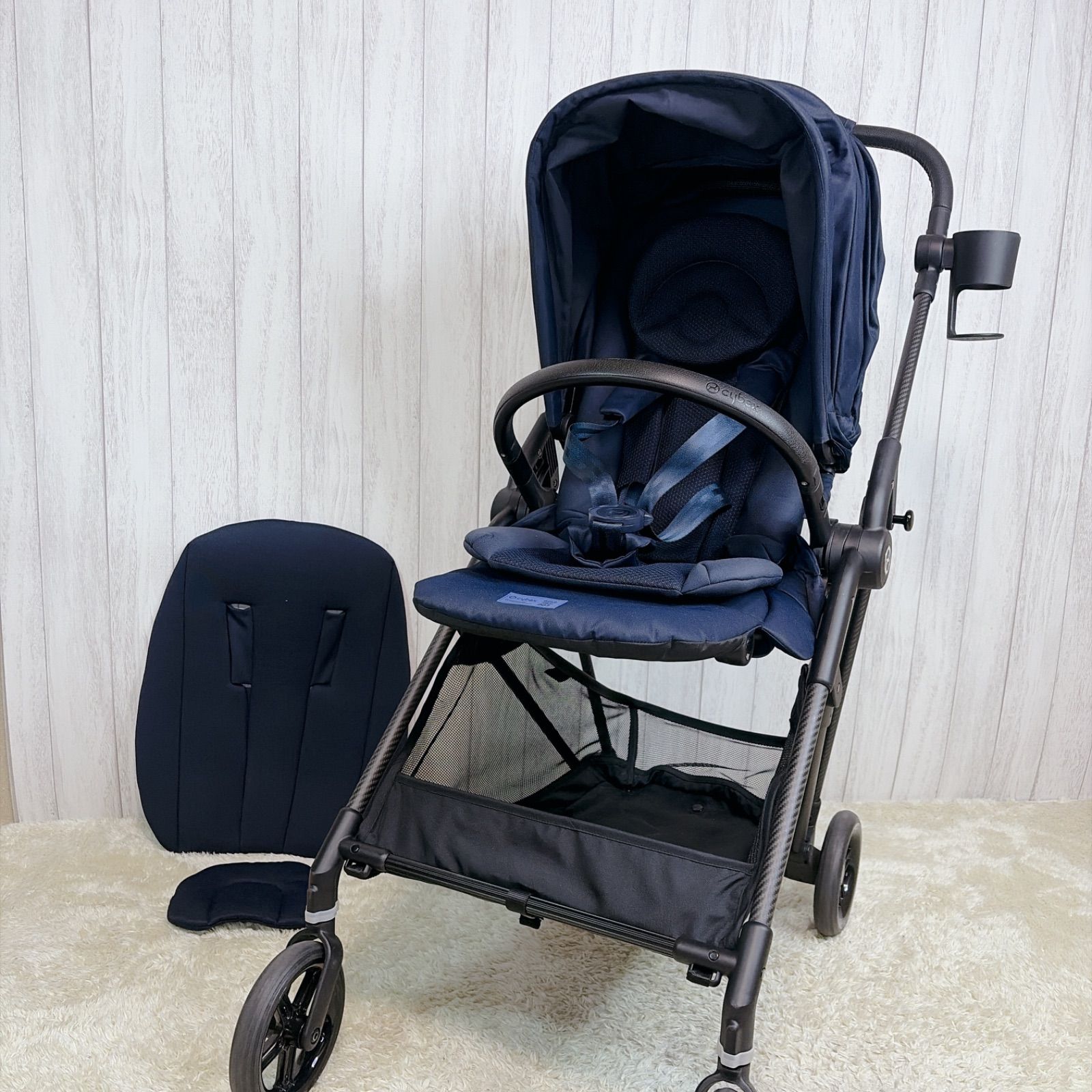 極美品】cybex サイベックス melio メリオカーボン 2022年モデル