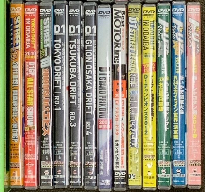 車DVD関係 まとめて70本以上 カーレース ドリフト OPTION オプション