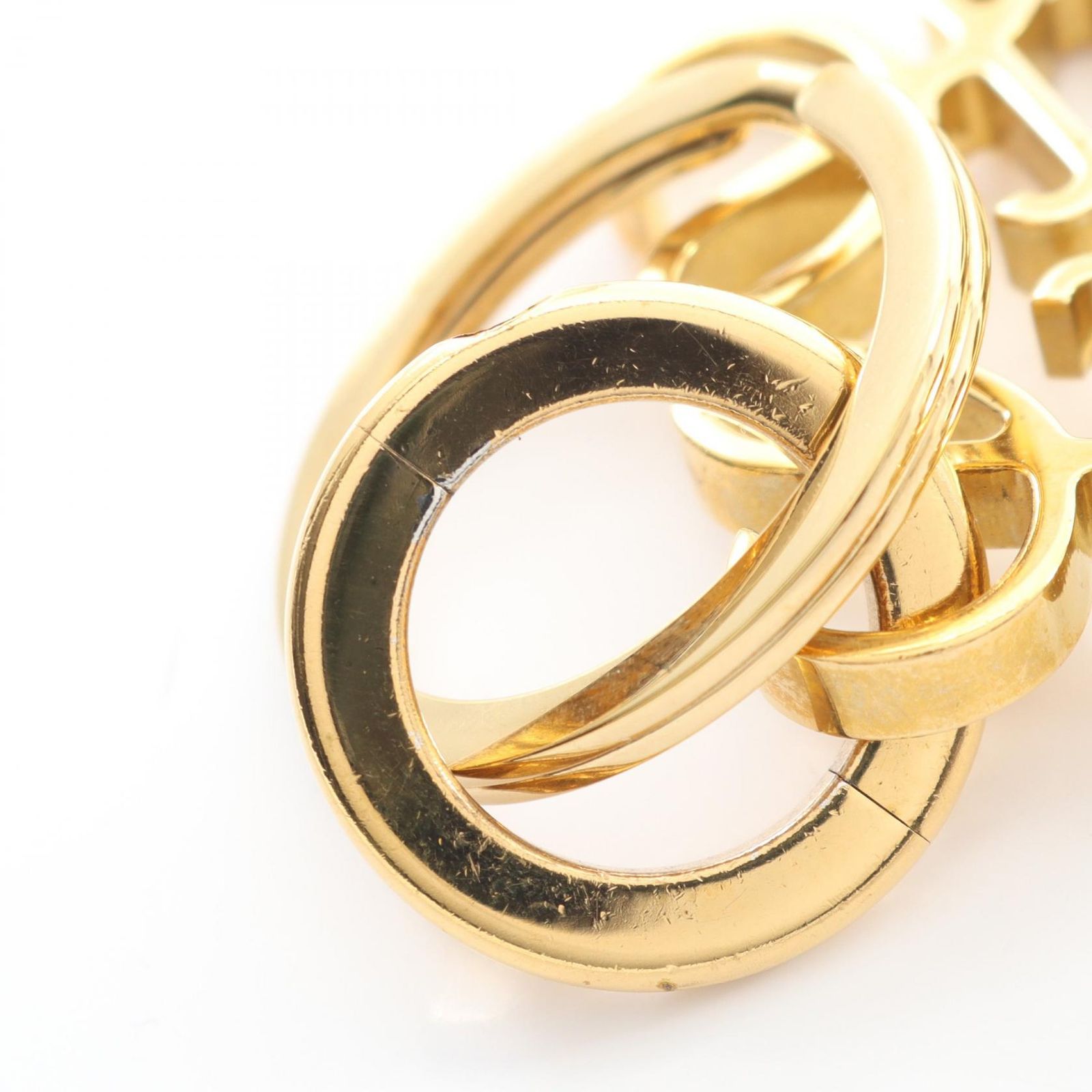 ロエベ LOEWE チャーム アナグラム キーリング 111.25.203 ゴールド