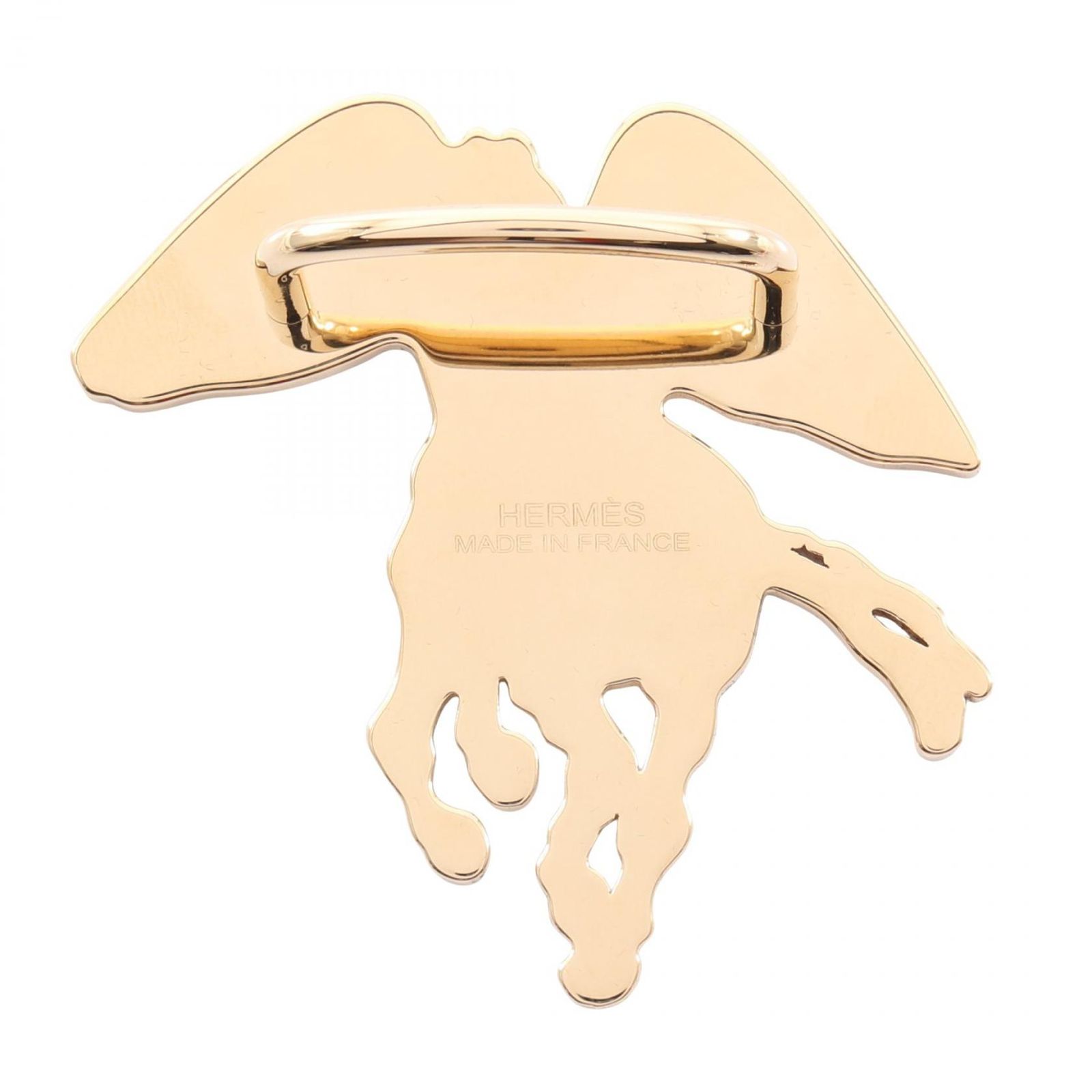 エルメス HERMES スカーフリング ペガス グラヴェ その他