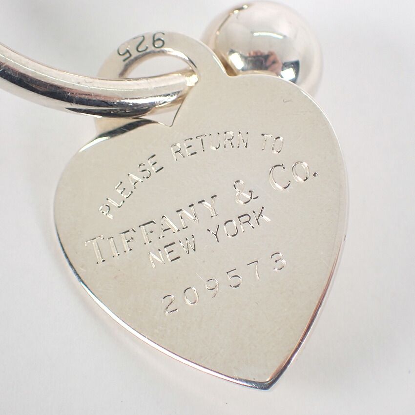 ティファニー 925 リターントゥ ハート チャーム キーリング//j145-7