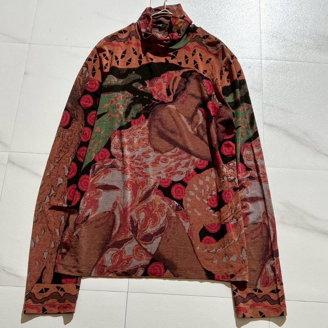 未使用に近い Jean Paul Gaultier ジャンポールゴルチエ 総柄 絵画