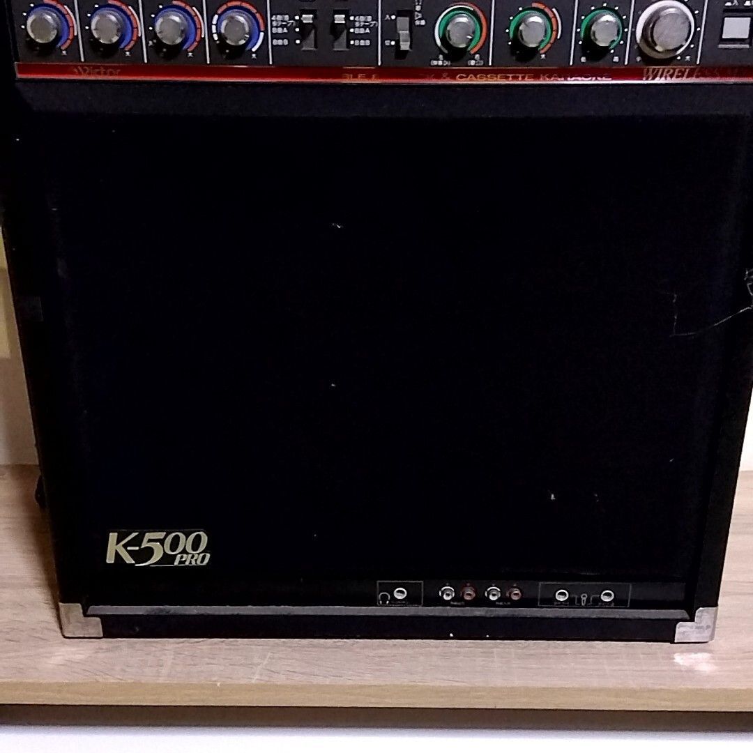 W2-34-0178トラックカラオケ VICTOR 8トラ/カセット K-500 Pro ダブル