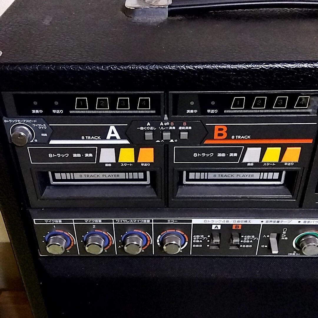 W2-34-0178トラックカラオケ VICTOR 8トラ/カセット K-500 Pro ダブル