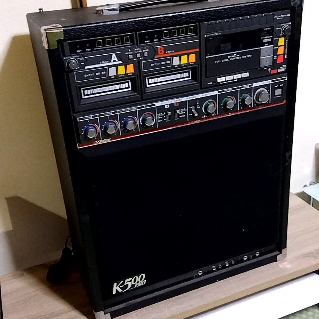 W2-34-0178トラックカラオケ VICTOR 8トラ/カセット K-500 Pro ダブル