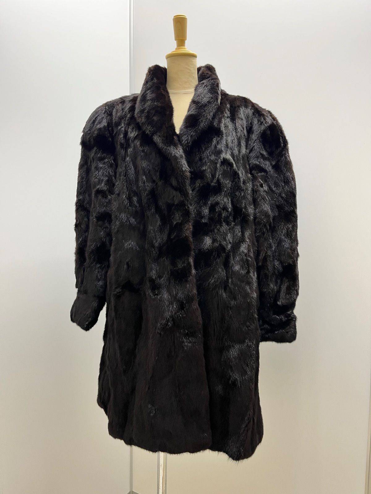 BLACK GLAMA ミンクコート 毛皮 C26020411 - メルカリ