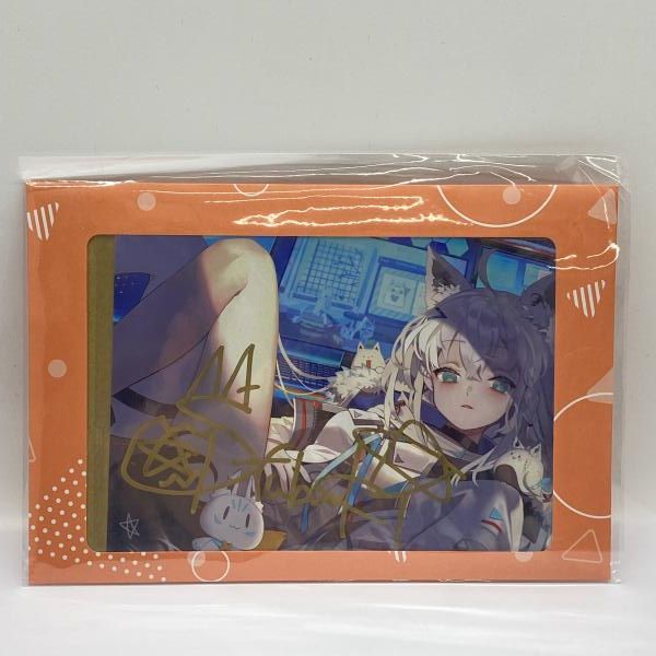 中古】直筆サイン入りポストカード 白上フブキ 活動4周年記念 [24