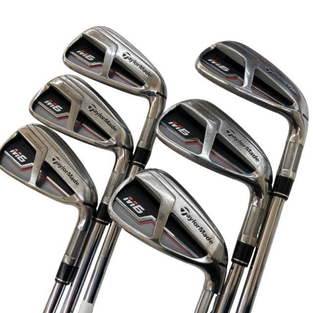 中古】 テーラーメイド M6 6S アイアンセット IR RE-AX 85 STEEL