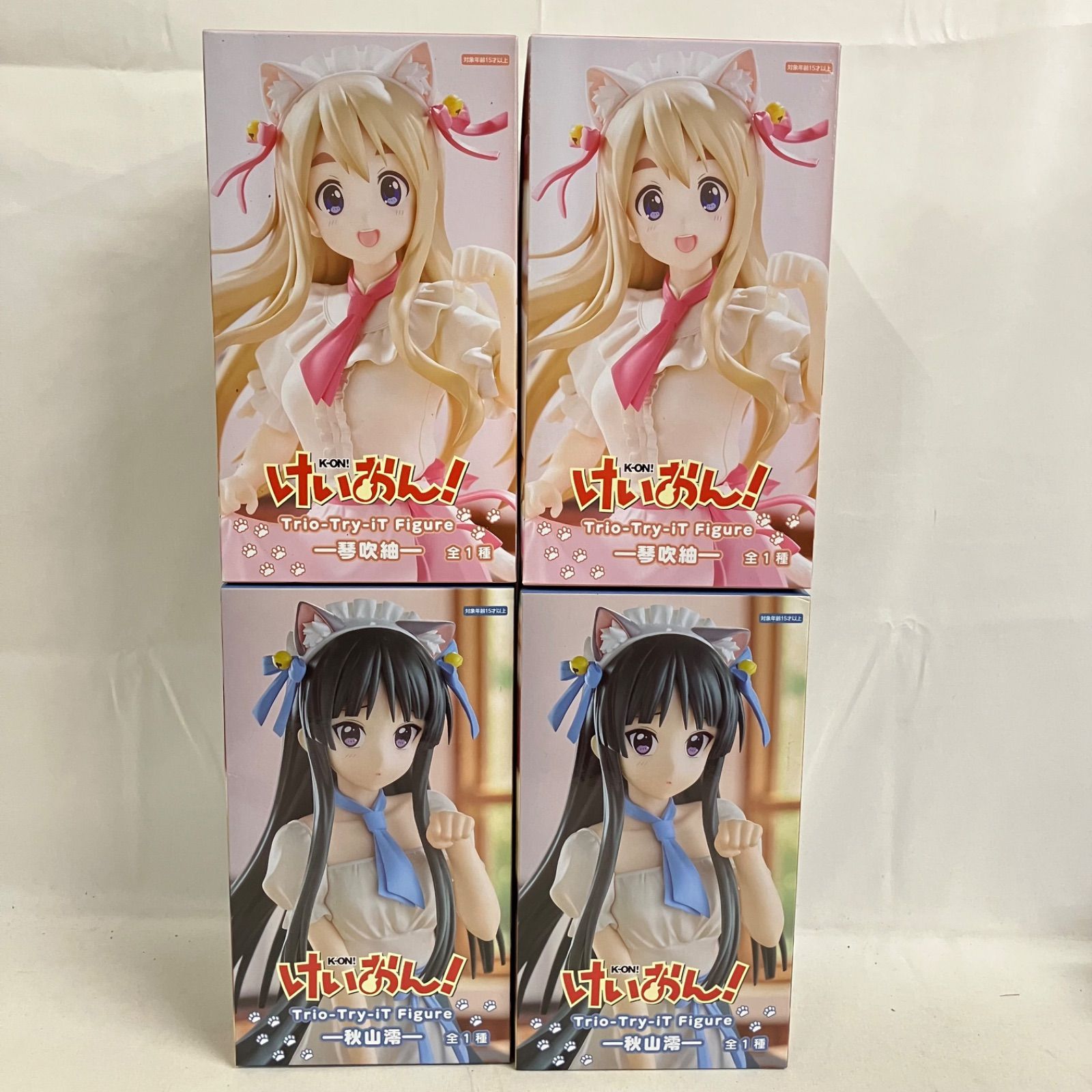 未開封 けいおん！ Trio-Try-iT 秋山澪 琴吹紬 フィギュア 4個セット