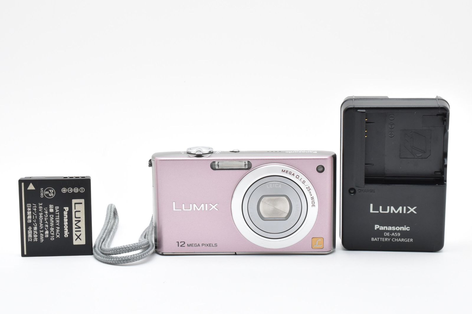 □ 美品 □ パナソニック Panasonic LUMIX DMC-FX40 ピンク 《動作確認