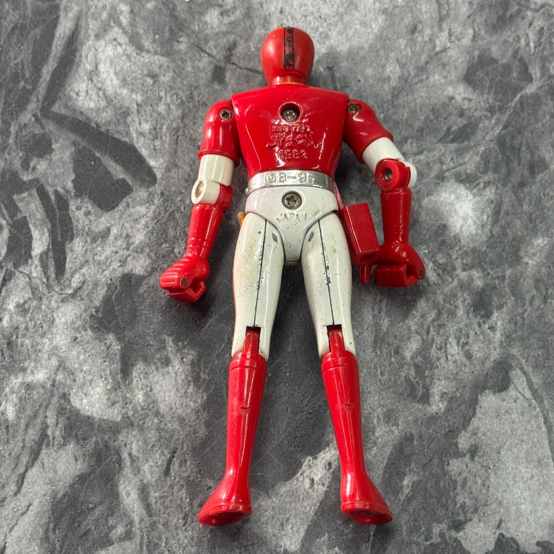 ○ポピー超合金 GB-95 科学戦隊 ダイナマン ダイナマンレッド 1983年製