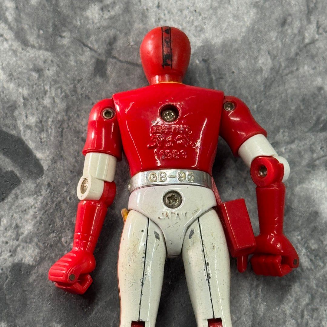 ○ポピー超合金 GB-95 科学戦隊 ダイナマン ダイナマンレッド 1983年製