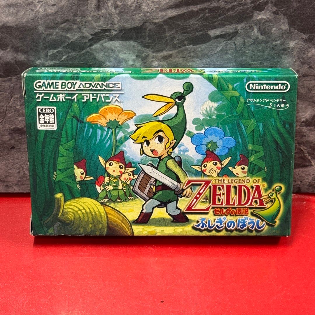 ●任天堂 Nintendo ゼルダの伝説 ふしぎのぼうし ゲームボーイアドバンス GBAソフト 端子〇