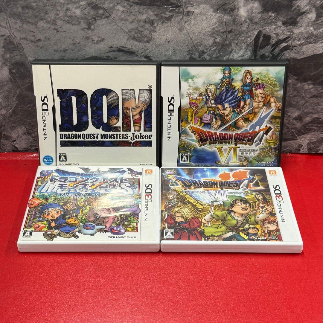 3DS DS ソフト　ドラゴンクエスト　ソフトまとめ売り □ドラゴンクエスト DS 3DS ソフト 4点 まとめ売り 任天堂 - メルカリ