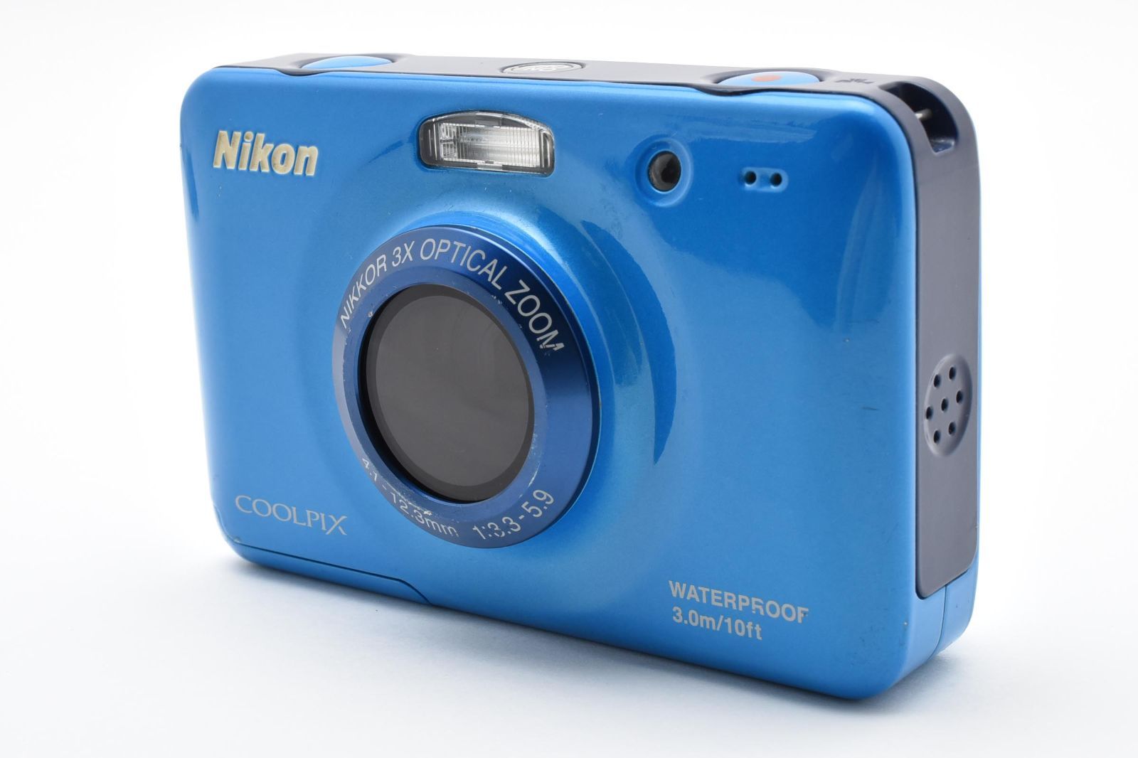 □ 美品 □ ニコン NIKON COOLPIX S30 ブルー 《動作確認済・付属品