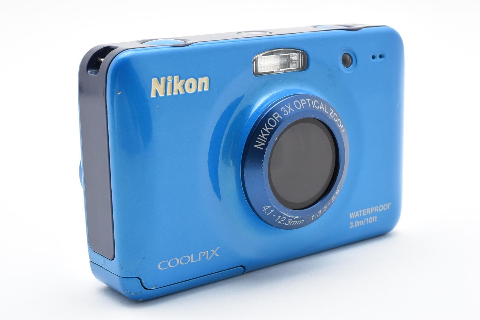 □ 美品 □ ニコン NIKON COOLPIX S30 ブルー 《動作確認済・付属品
