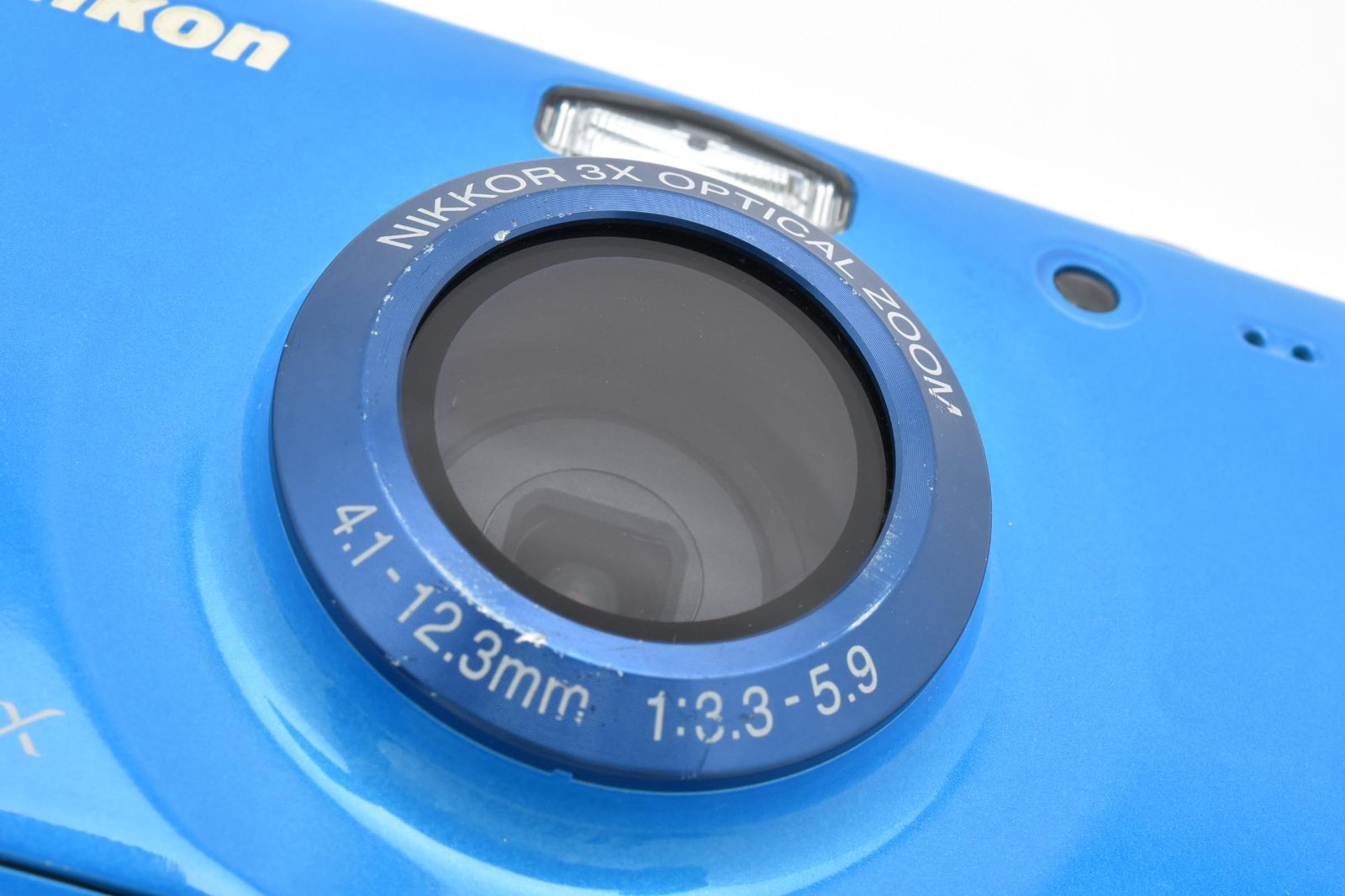 □ 美品 □ ニコン NIKON COOLPIX S30 ブルー 《動作確認済・付属品