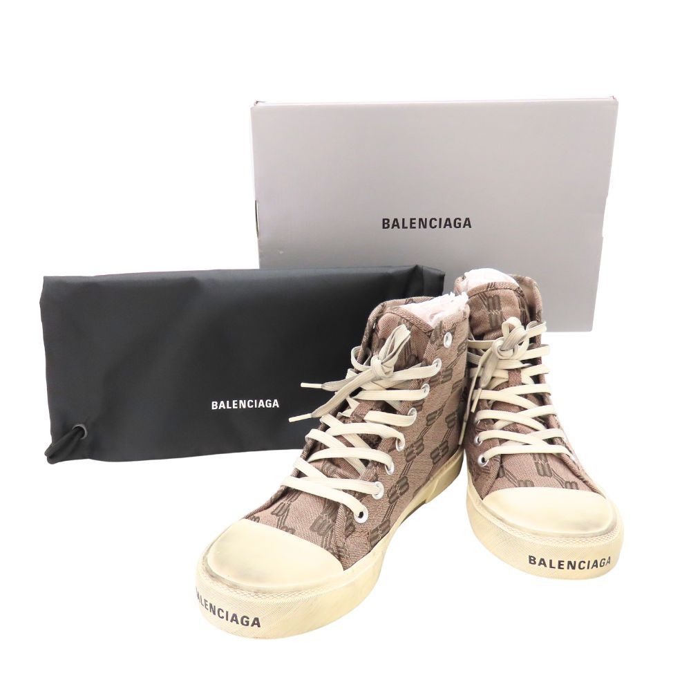 中古】BALENCIAGA バレンシアガ 688752 モノグラムプリントダメージ 