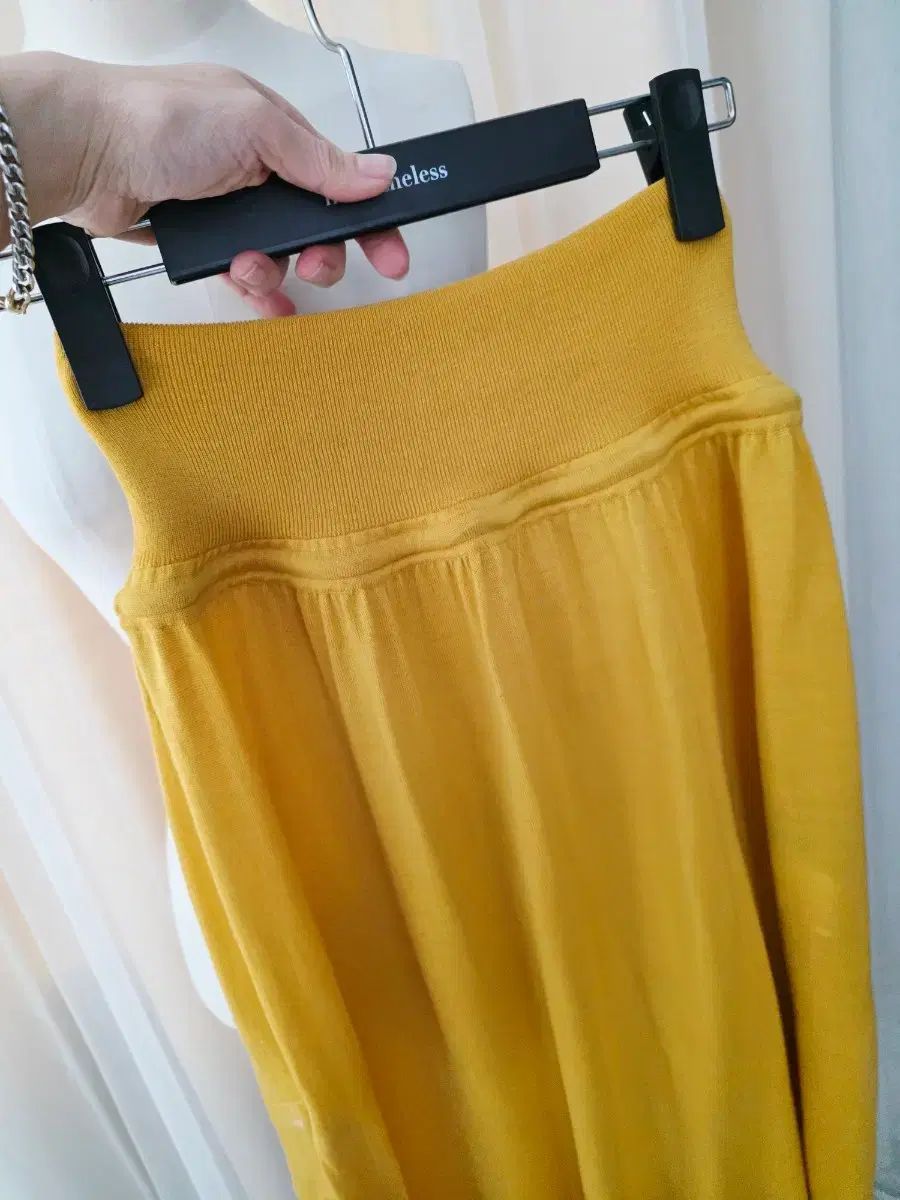 FENDI イエロー ウール バンディング スカート - メルカリ