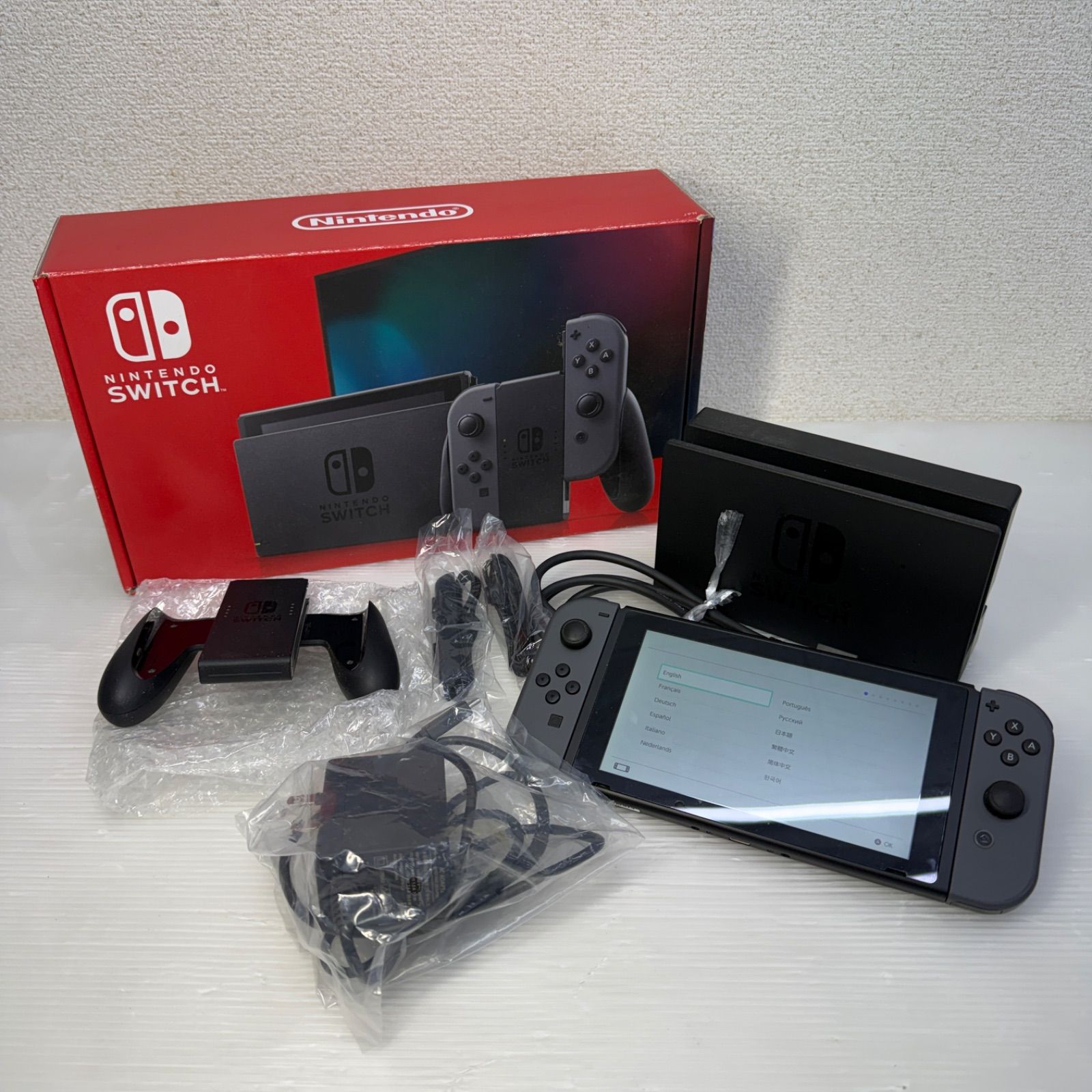 ☆任天堂 Nintendo☆Switch スイッチ HAC-001 グレー 初期化済み 付属