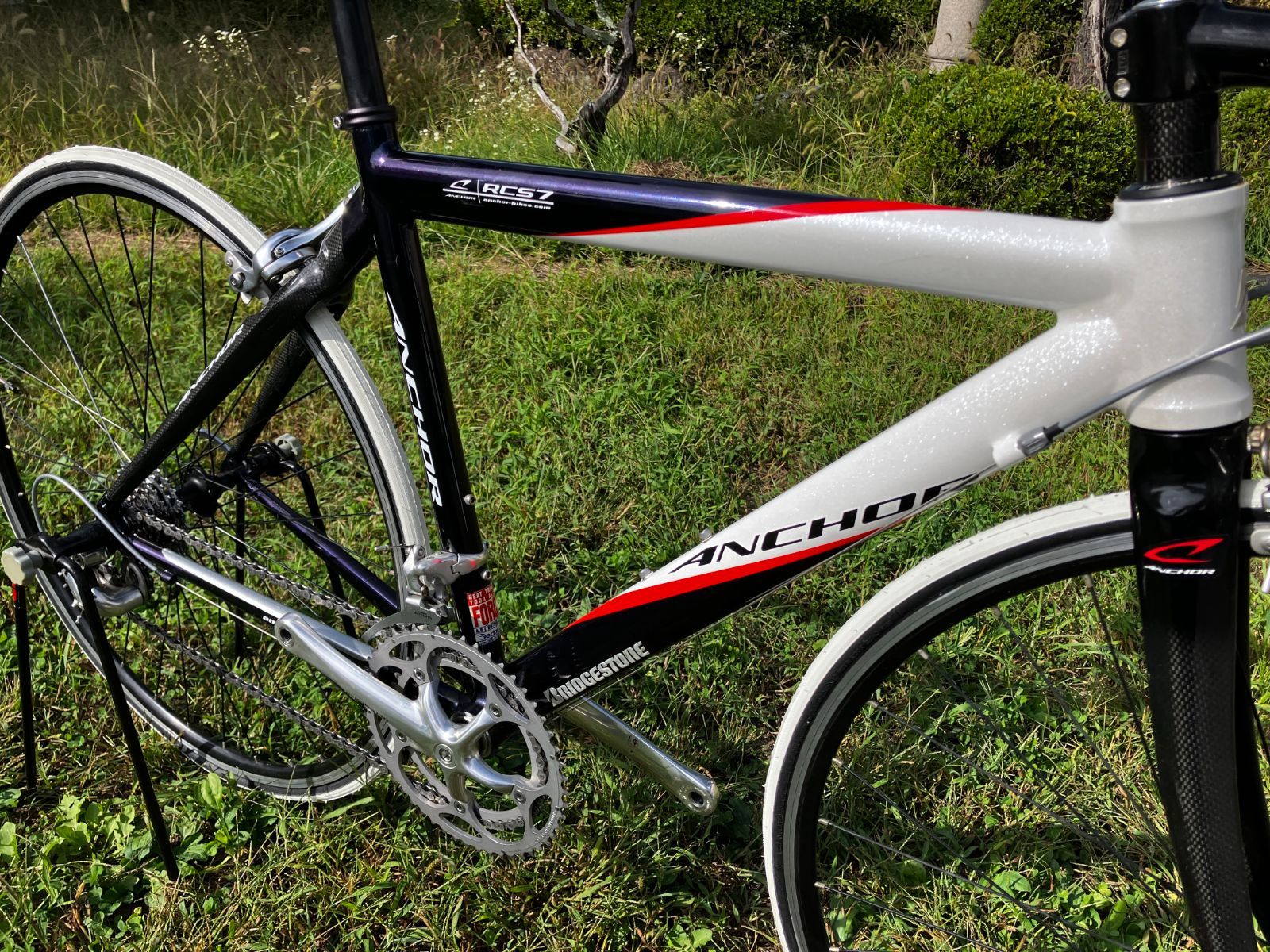 【岡谷市大栄町渡し価格】BS アンカーRCS7　アルテグラ組み　タイヤ前後新品 岡谷市大栄町渡し価格】BS アンカーRCS7 アルテグラ組み タイヤ前後