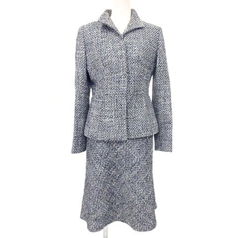 アナイ ANAYI 美品 ツイード スカート スーツ セットアップ 38 M相当