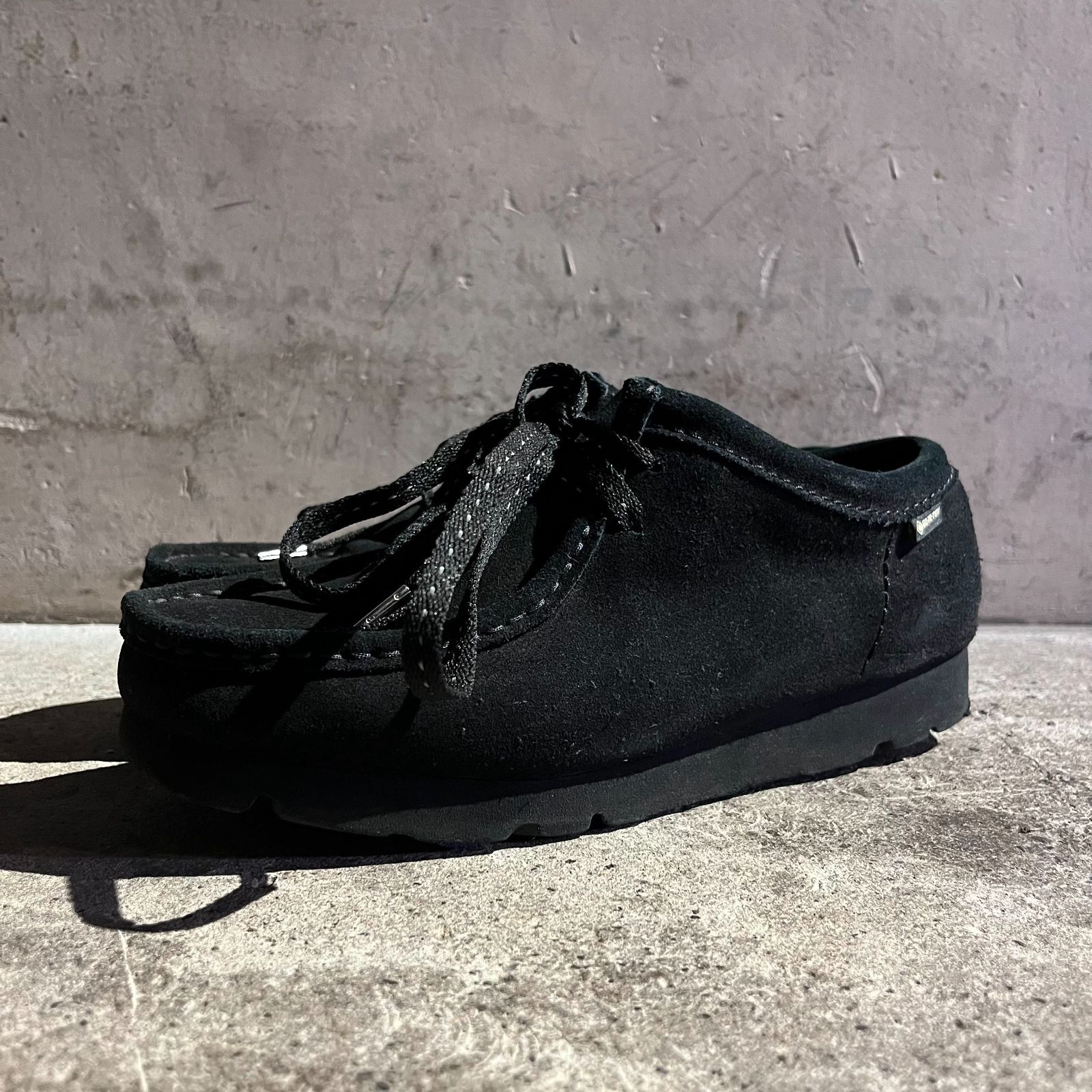 Clarks Wallabee GORE-TEX BLACK 26cm クラークス ワラビー ゴアテック 